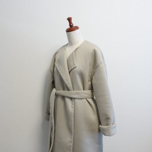 かたやまゆうこさん コートを縫おう よりダブルフェイスのコート作りました